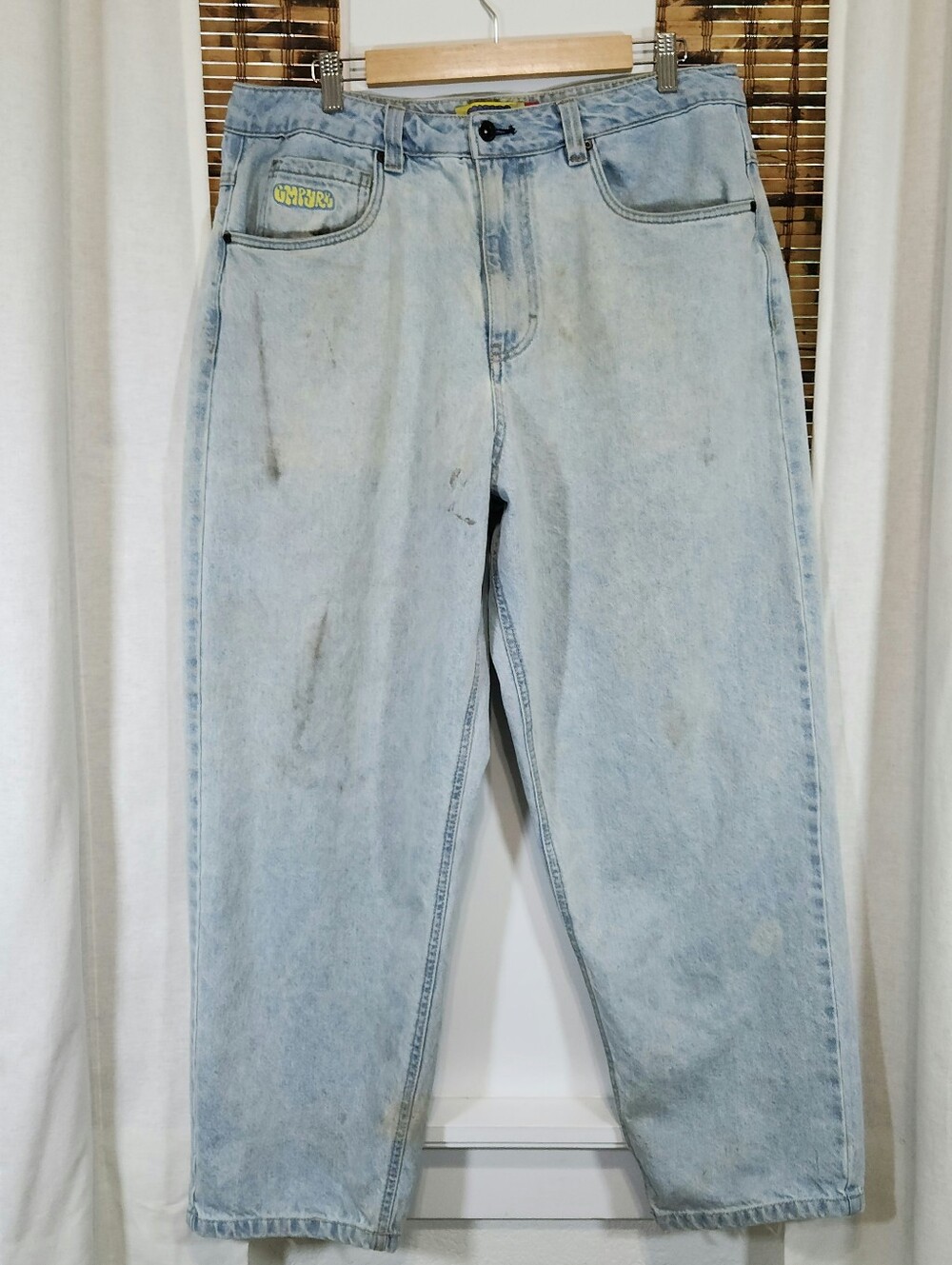 VINTAGE 90s/Y2K SKATER GRAIL – EMPIRE BAGGY DENIM (SIZE 34)